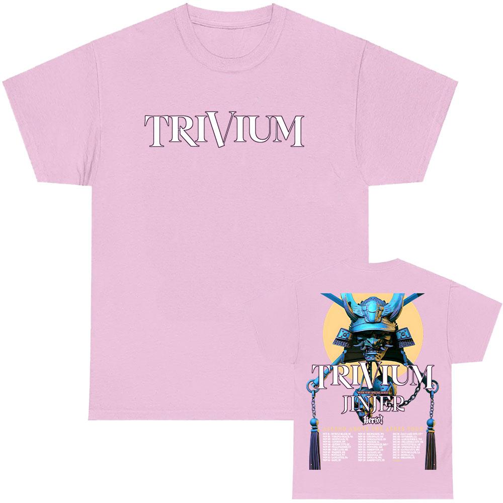 TRIVIUM Тяжелый Метал Футболка Летний Хлопок Хип-Хоп Уличная Одежда Унисекс Мода Гранж Мужская Женская Футболки Свободная Мужская Футболка