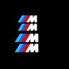 Для M 4 шт. наклейка на зеркало заднего вида, наклейка на руль, наклейка-декор тормозного суппорта автомобиля, декаль Для BMW M3 M5 M6 X1 X3 X5 E