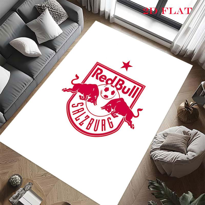 Ковер FC Red Bull Salzburg для гостиной, спальни, дома, декора дивана, детский нескользящий коврик для пола