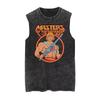 Винтажный американский 1983 год Seaman Masters of The Universe Старый выстиранный безрукавный жилет Мужская Женская футболка Майки