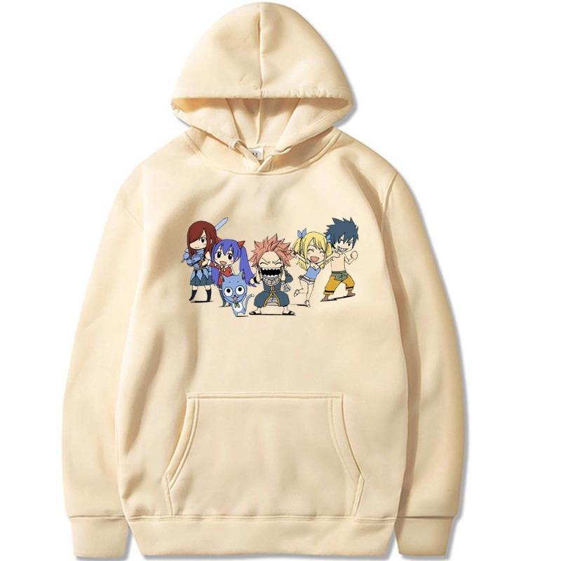 Japanese Animation Fairy Tail Hoodies Boys Harajuku Girls Fancy Music Gift Casual Loose Comfortable Sweatshirt