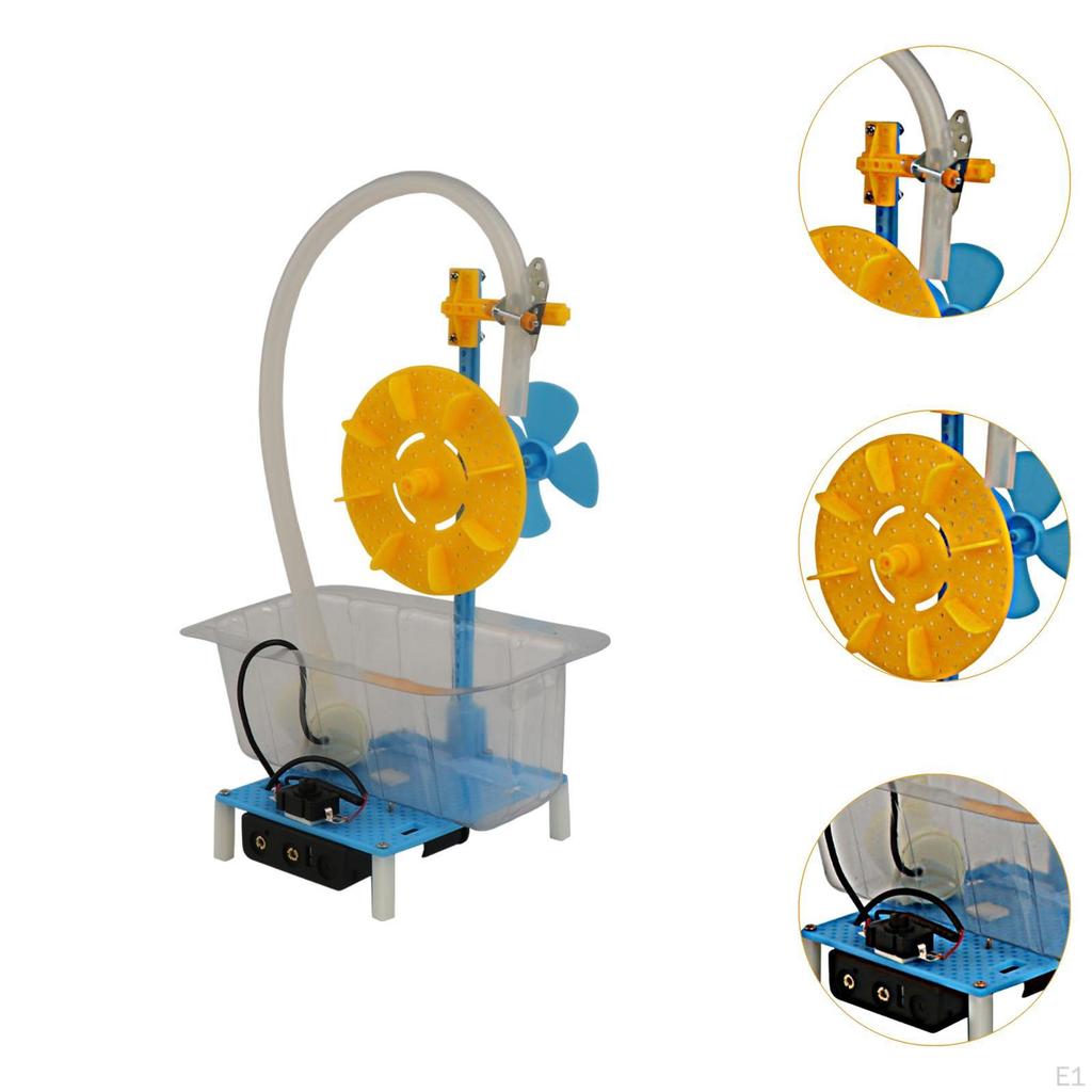 Science Experiment Toy Stem Educational Homeschool Projects Water Wheel Windmill Circulation