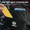 2025 For Nissan Car Backseat Storage Box Car Organizer Protector Hanging Storage Bag For Nissan X-trail Qashqai Note Juke Sentra