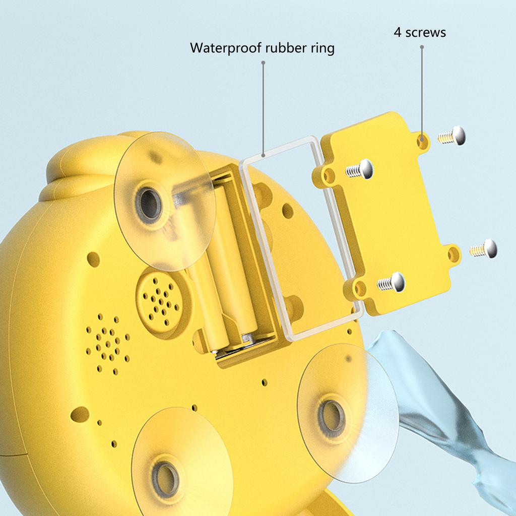 Машина для пены для ванны Желтый утенок Игрушки для купания для детей с музыкой и пузырями Веселье для детей 1-5 лет
