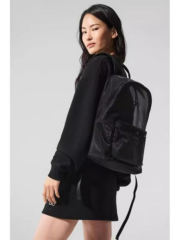 Рюкзак Alo Summer с двумя лямками, прозрачный, из нейлоновой сетки - Модный унисекс дорожный рюкзак, в японском и корейском стиле.