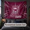 Custom Name Text Tapestry,Queensland Maroons Decorative Wall Hanging, Background Tapestry For Home Bedroom