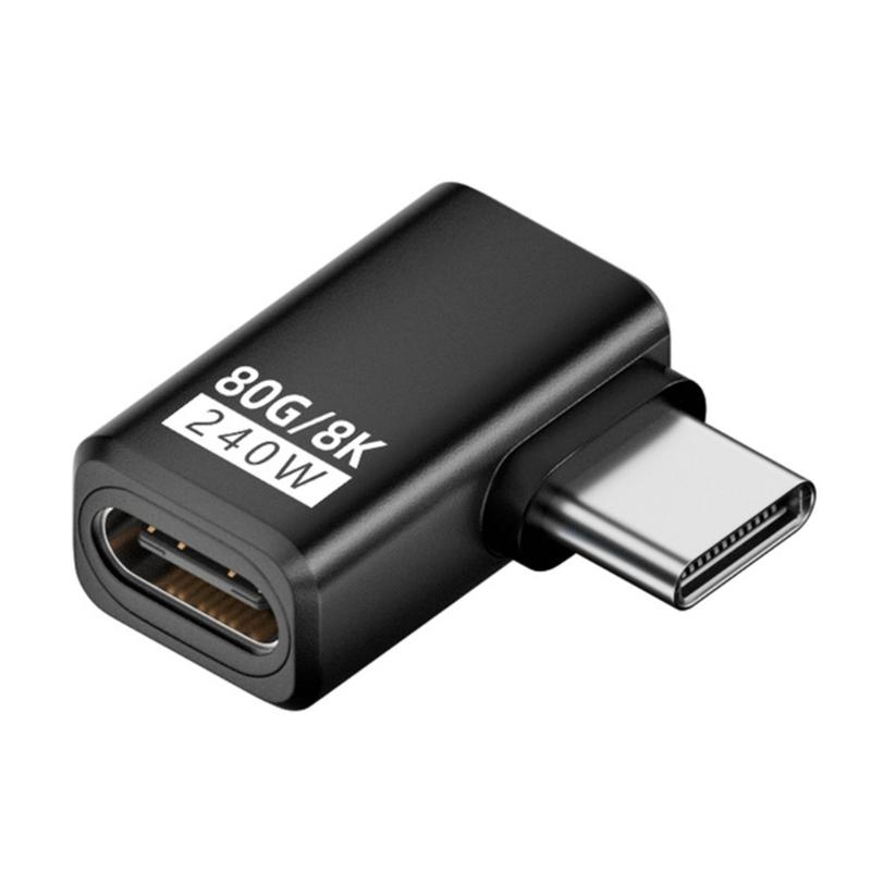 Адаптер USB Type-C 240 Вт 80 Гбит/с 8K@60 Гц для устройств Thunderbolt 4/5 для эффективной передачи данных