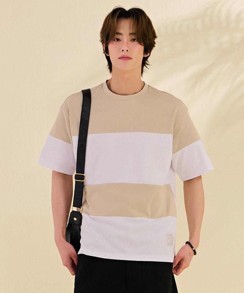 CHASECULT Men'S Color Block Short Sleeve T-Shirt-Dbrk5817D0X
