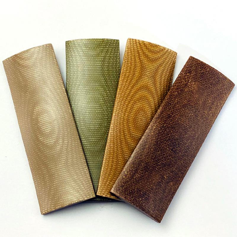 Flax Micata Handle Knife 1pieces Material Template Board For Diy Knife Handle Making Material Craft Supplies 120x40x5mm