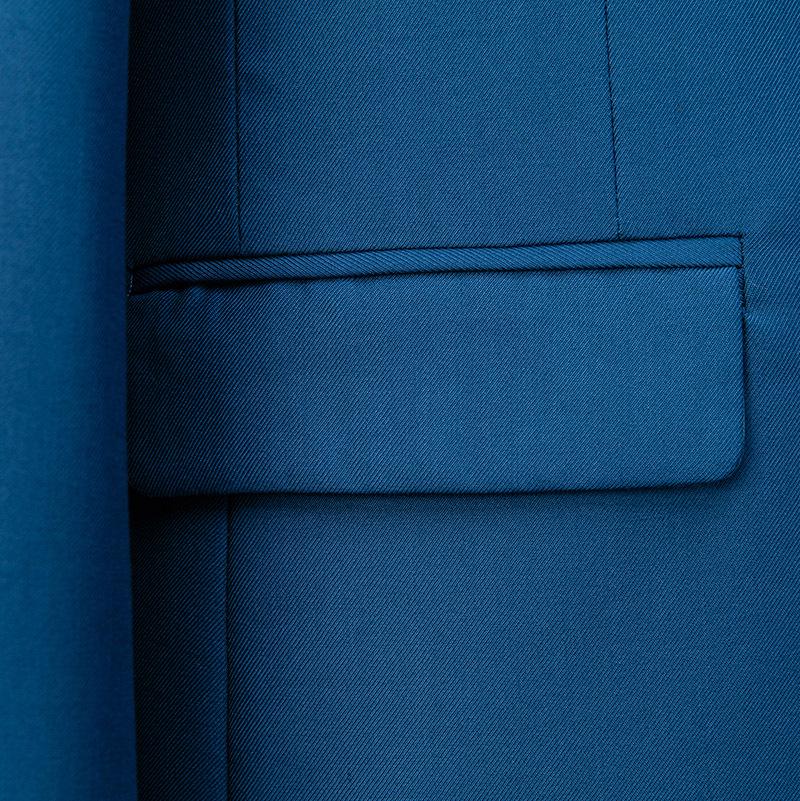 Мужской деловой повседневный красный костюм-тройка 2024 - QT3002-533