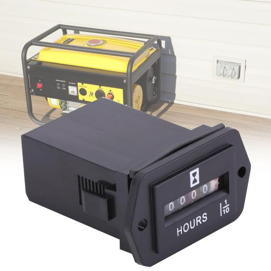 Простой автомобильный счетчик часов, профессиональный, прямоугольный, кварцевый