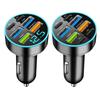 100W USB PD Car Charger Fast Charging Car Phone Adapters Digital Display For IPhone Quick Charger In Car