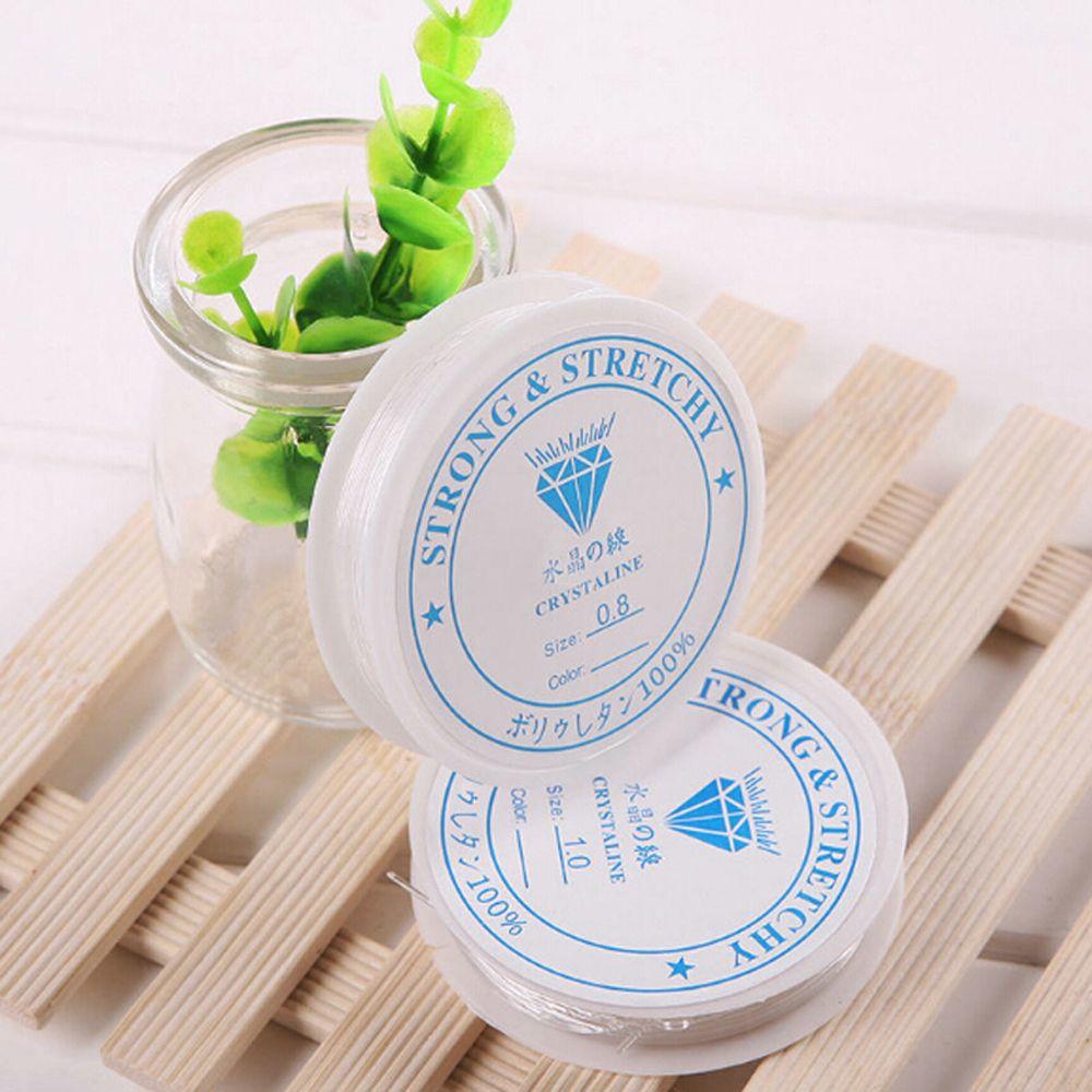 Товары для дома и вечеринок Шнур для ювелирных изделий Проволока Пластиковая веревка для бисера Поделки своими руками 1 шт. Инструменты Прозрачный стрейч для изготовления ювелирных изделий DIY Браслет ручной работы