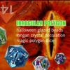 Ornaments Resin Crafts Party Toys Polyhedral Dragon Eye Dice Longan Dice Crystal