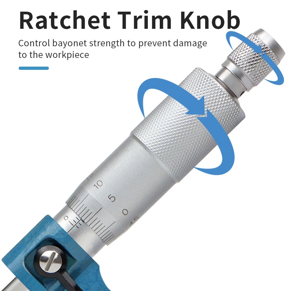 Наружный микрометр 0-25 мм 0,01 мм прецизионный калибр штангенциркуль метрический микрометр точный измерительный инструмент