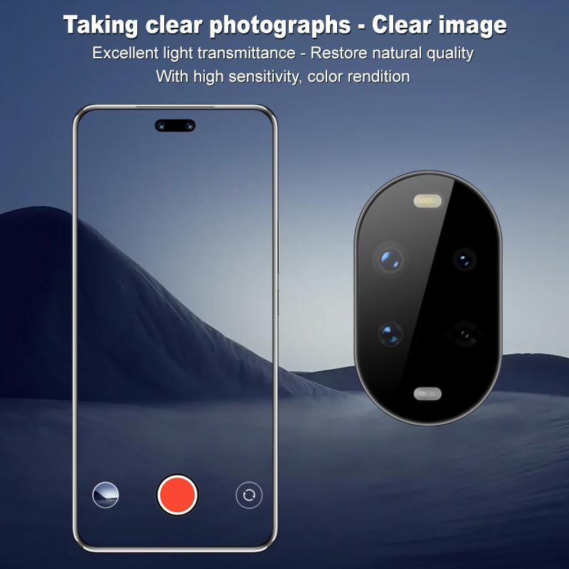 For Huawei Nova 13 Pro Glass IMAK Black Version High Definition Glass Lens Film Self-positioning Version