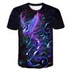 Smokey Bird Pattern Men's T-shirt Summer Fashion Cool Style Graphic Tee Interesting 3D Print Short Sleeve T-shirts Clothing