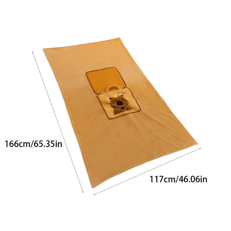 Capybaras Pillow Quilts Double-use Cushions Spring and Summer Office Naping Pillow Gift Cushions Folding Air Conditioning