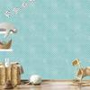 Stars Wallpaper Turquoise and Celadon for Living Room and Bedroom 50x1000