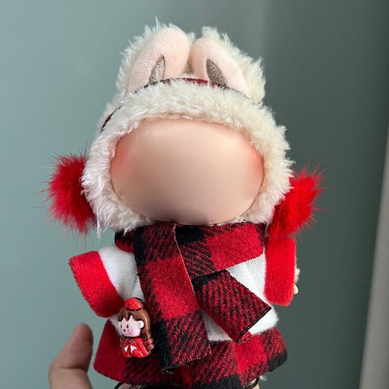 Комплект одежды для плюшевой игрушки 17 см, плюшевый винил, стильный наряд, одежда, спортивный костюм для отдыха, аксессуары для наряда