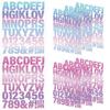 Красочные термонаклейки с буквами алфавита AZ DIY наклейки для одежды термопереносные нашивки для одежды рюкзаки шляпы рубашки