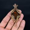 Seam Agate Pendant Gemstone Handmade Jewelry, 999 Copper Wire Wrapped Pendant, Gift For Wife Jewelry