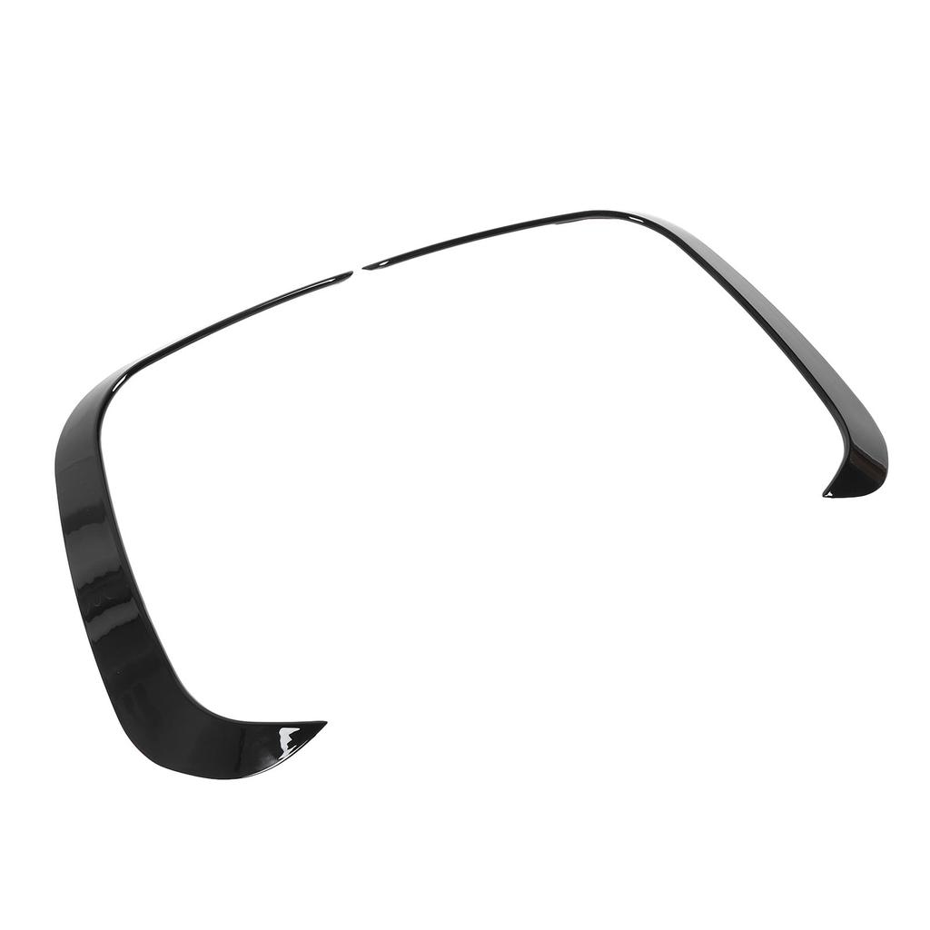 Передний бампер Противотуманные фары Спойлер Глянцевый черный Улучшает аэродинамику автомобиля Передний бампер Боковой сплиттер