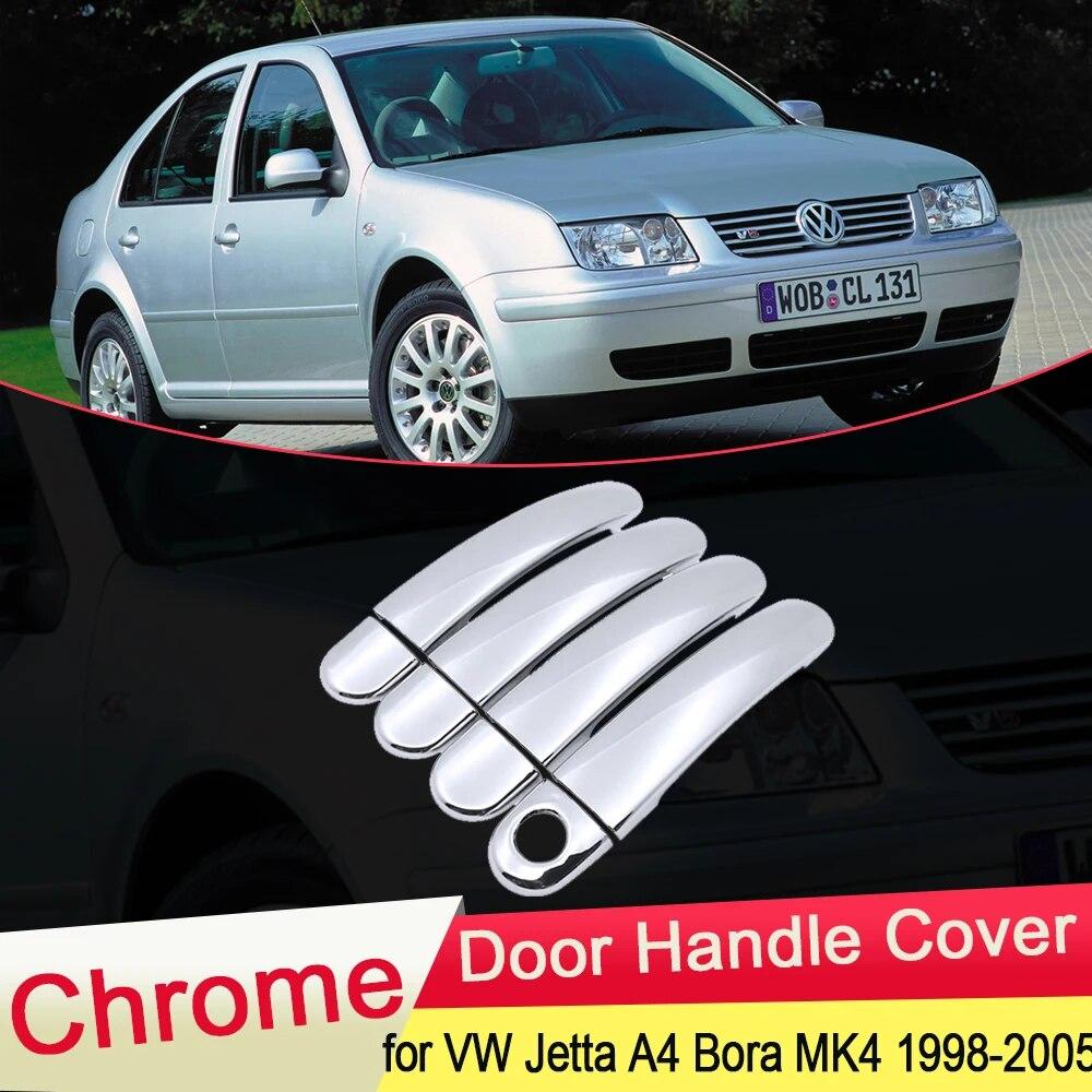 Для Volkswagen VW Jetta A4 Bora MK4 1998 ~ 2005 Хромированная дверная ручка, накладка, автомобильная крышка, аксессуары 1999 2000 2001 2002 2003