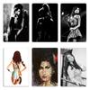 Rehab Amy Winehouse Music Postcard Poster Metal Plaque Cinema Kitchen Wall Plaque Cinema Retro Tin Sign Poster