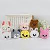 New Street Cute Coin Purse Doll Card Bag Plush Coin Bag Keychain Pendant Doll Birthday Gift
