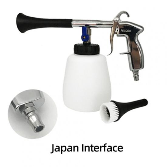 Пистолет для химчистки автомобиля. Мойка высокого давления. Водяной пистолет Tornado. Химчистка салона с щеткой для чистки автомойки.