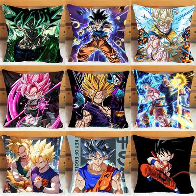 Наволочки на тему Dragon Ball: Дизайн аниме-персонажей для максимального фанатского декора Аниме-периферийные украшения в подарок