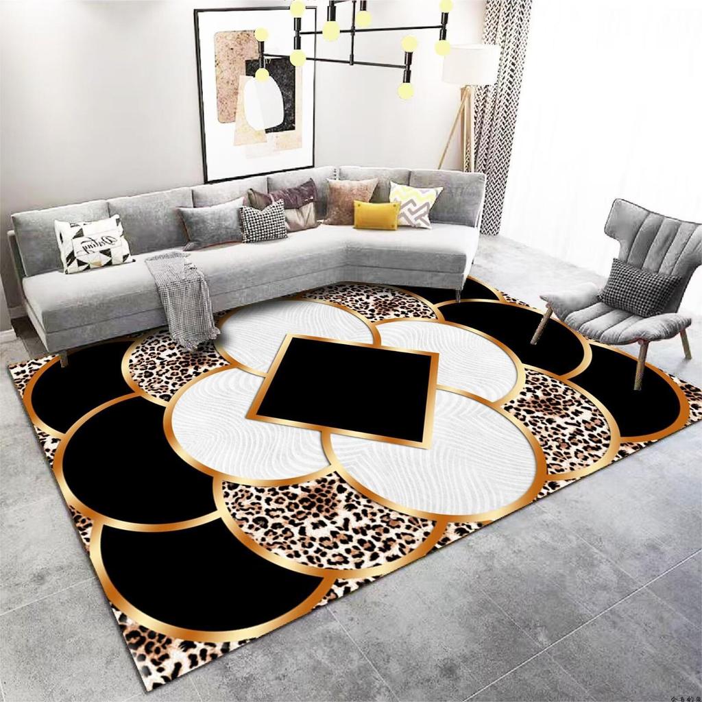 Нескользящий ковер Crystal Velvet в китайском стиле для гостиной и спальни