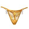 Модные металлические цепочки Spice Girls нижнее белье стринги женские соблазнительные кружевные переплетенные полые талии сексуальные трусики