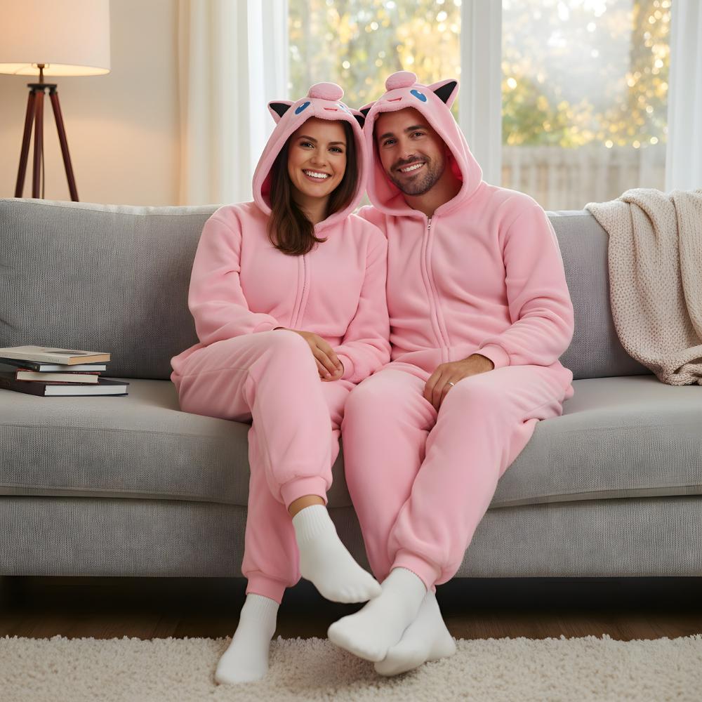 Onesie Kigurumi Pajamas Pokemon Jigglypuff Costume : 175 - 185Cm