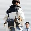 Breathable Dog Lift Harness Full Support Dogs Sling Carrier Horizontal Hugging Backpack  Walking