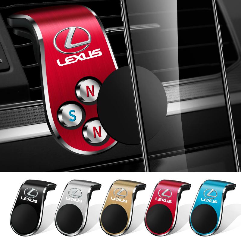 1Pcs Car Magnetic L-shaped Car Dedicated GPS Phone Holder For Lexus CT200H ES350 GX460 470 IS250 LS460 NX300 RX300 350 450H ADW1
