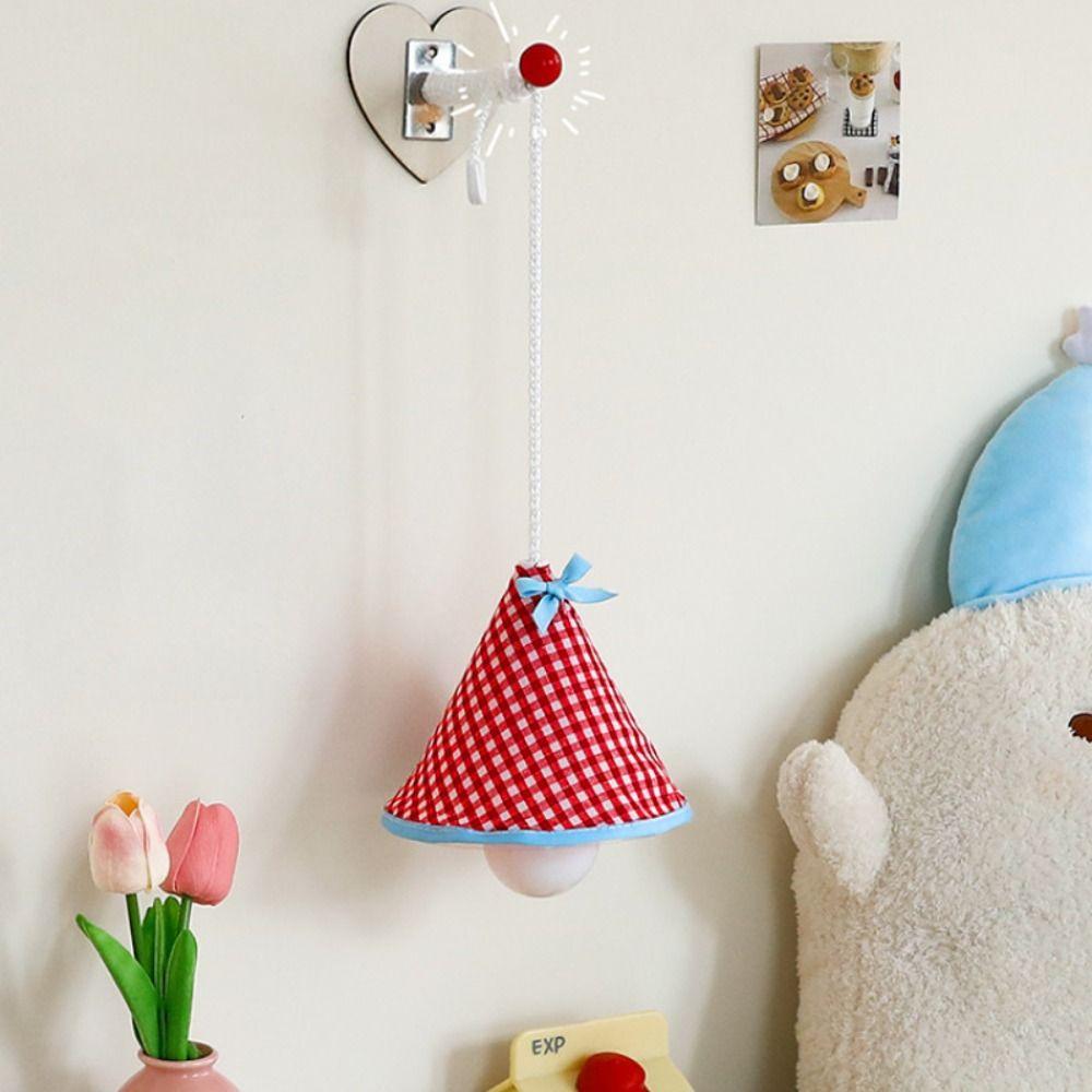 Pull Cord Wall Lamp Warm Light Table Lamp Cute Night Light Birthday Gift