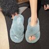 Mao Mao Slippers Women's Outer Wear 2025 New Korean Version Ins Trendy Shoes Autumn and Winter 2024 Home Cotton Slippers Spring and Summer