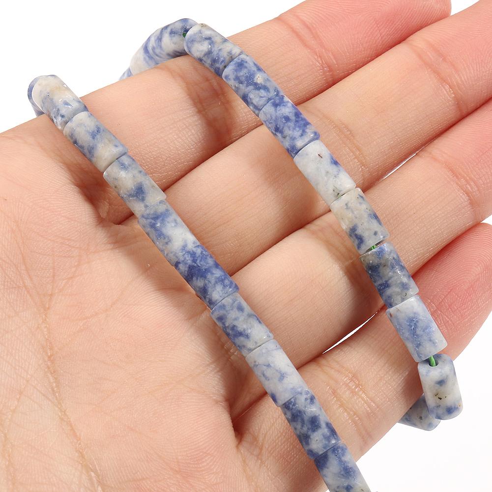 5x8 мм натуральные матовые камни, говлит, кристалл, яшма, агат, трубчатая колонна, свободные бусины для изготовления ювелирных изделий, аксессуары для браслетов «сделай сам», 15 дюймов