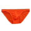Men Briefs Ice Silk Ultra-Thin Low-Waist Underwear with Independent Bag Solid Color Elastic Breathable Panties