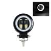 3Inch Universal Motorcycle Headlight Led Fog Mini Spot Lights Angel Eyes 20W Lenses for Scooter Atv Moto Accessories Lamp.