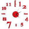 3D Wall Clock Mirror Wall Stickers Creative DIY Wall Clocks Removable Art Decal Sticker