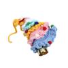 Yarn Crochet Christmas Tree Bell Pendant for Christmas New Year Carnival Party Homeschool Bar KTV Car Decoration Gifts