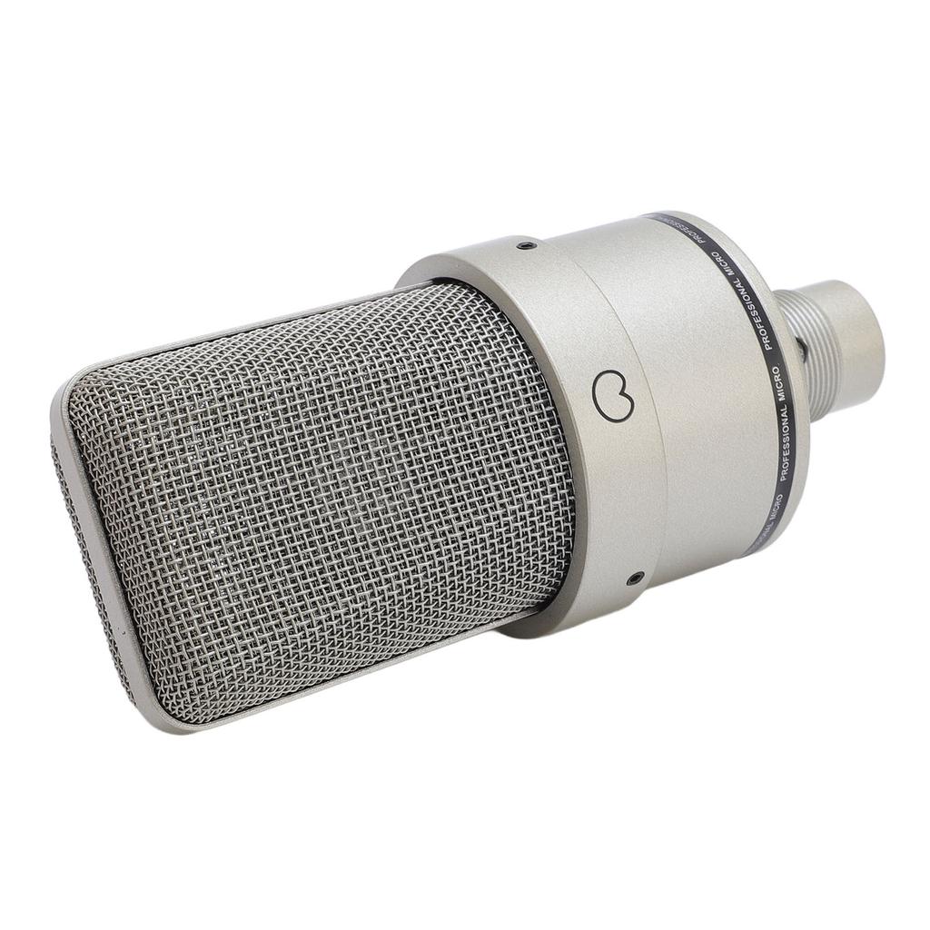 Студийный конденсаторный микрофон 26мм микрофон с диафрагмой с амортизатором XLR-кабель ветрозащита для записи подкастинга