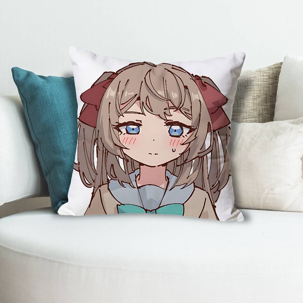 Чехлы для подушек Neuro SSama EEvil Vtuber для спальни, гостиной, дивана, домашнего декора, полиэстеровая наволочка на молнии