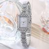 New Women's Watches Fashion Simple Square Watch Women Small Bracelet Watch Diamond Set Women Quartz Watch Relogio Feminino Clock