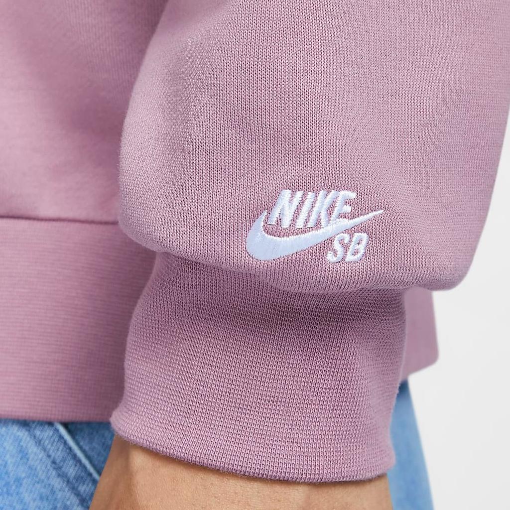 Nike Свитшот SB Унисекс Серый Фиолетовый Красный HQ3038-523