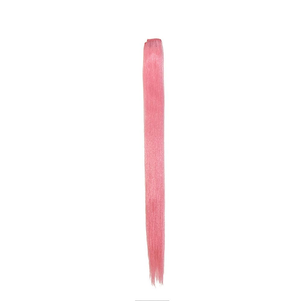 Hair Clips Luminous Hair Extensions Neon Fake Hair Colored Synthetic Hair Party
