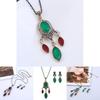 European Vintage Pendant Jewelry Set With Highend Resin For Gift And Celebration